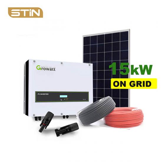 15kw on grid tied solar system for home