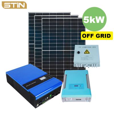 5kw standalone solar panel system with single phase output