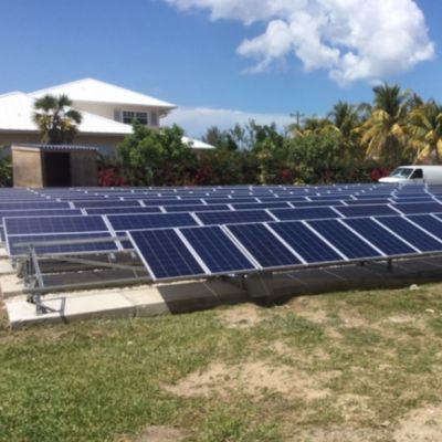 50kw изключена слънчева система за курорта на Бахамите